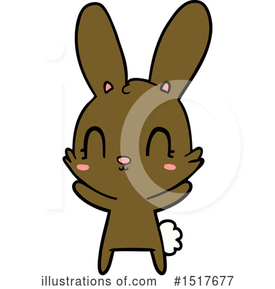 Royalty-Free (RF) Rabbit Clipart Illustration by lineartestpilot - Stock Sample #1517677