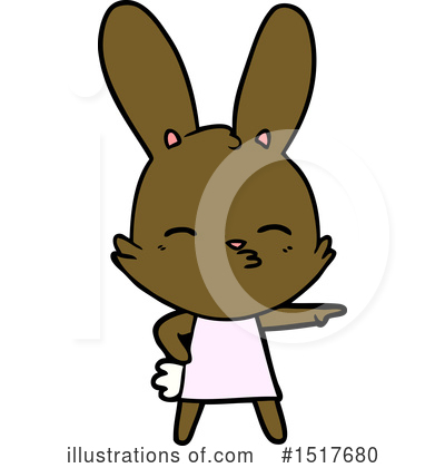 Royalty-Free (RF) Rabbit Clipart Illustration by lineartestpilot - Stock Sample #1517680