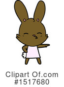 Rabbit Clipart #1517680 by lineartestpilot