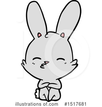 Royalty-Free (RF) Rabbit Clipart Illustration by lineartestpilot - Stock Sample #1517681