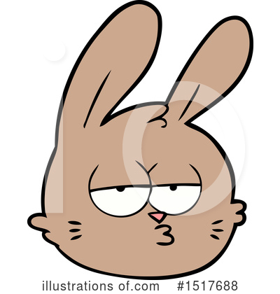Royalty-Free (RF) Rabbit Clipart Illustration by lineartestpilot - Stock Sample #1517688
