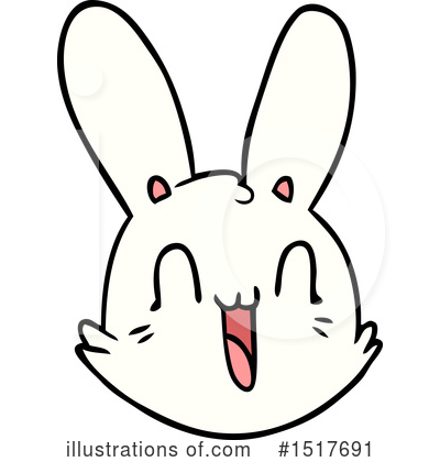 Royalty-Free (RF) Rabbit Clipart Illustration by lineartestpilot - Stock Sample #1517691