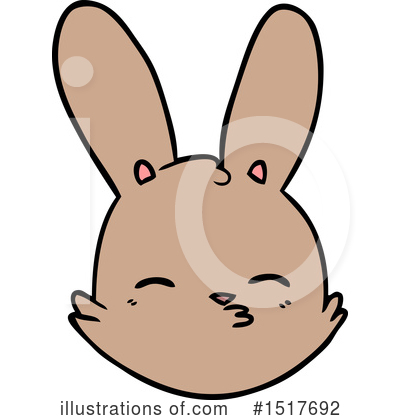 Royalty-Free (RF) Rabbit Clipart Illustration by lineartestpilot - Stock Sample #1517692