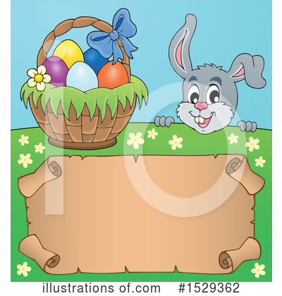 Easter Basket Clipart #1529362 by visekart