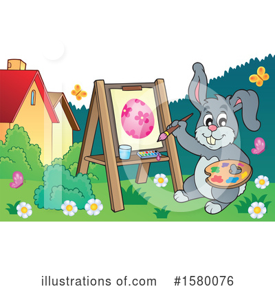 Royalty-Free (RF) Rabbit Clipart Illustration by visekart - Stock Sample #1580076