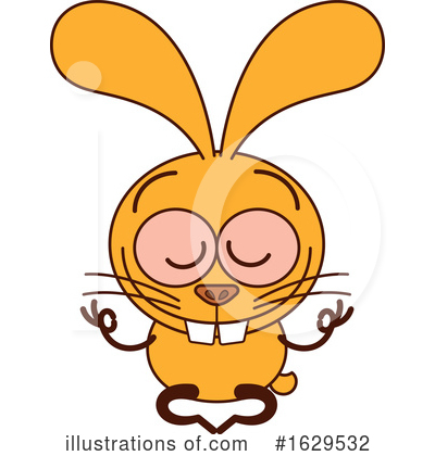 Royalty-Free (RF) Rabbit Clipart Illustration by Zooco - Stock Sample #1629532