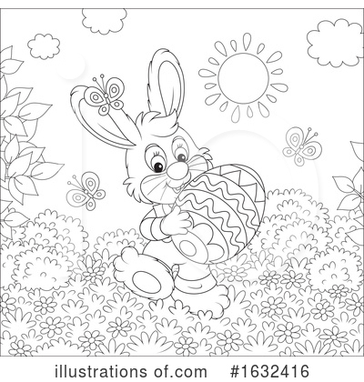 Royalty-Free (RF) Rabbit Clipart Illustration by Alex Bannykh - Stock Sample #1632416