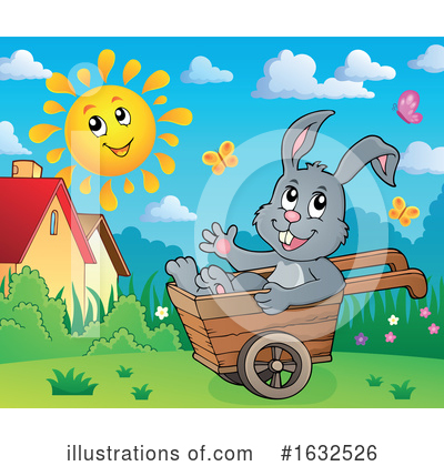 Royalty-Free (RF) Rabbit Clipart Illustration by visekart - Stock Sample #1632526