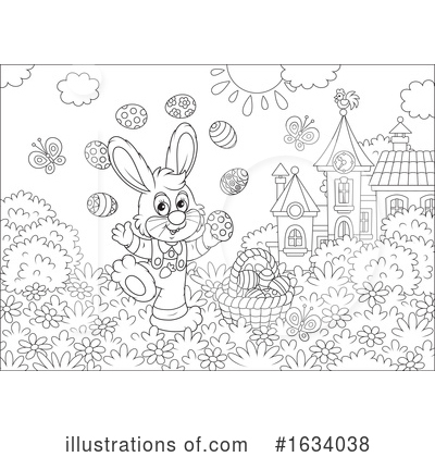 Royalty-Free (RF) Rabbit Clipart Illustration by Alex Bannykh - Stock Sample #1634038