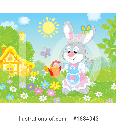 Royalty-Free (RF) Rabbit Clipart Illustration by Alex Bannykh - Stock Sample #1634043