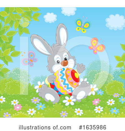 Royalty-Free (RF) Rabbit Clipart Illustration by Alex Bannykh - Stock Sample #1635986