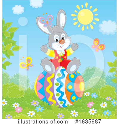 Royalty-Free (RF) Rabbit Clipart Illustration by Alex Bannykh - Stock Sample #1635987