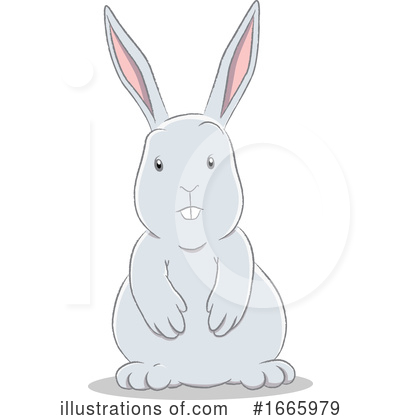 Royalty-Free (RF) Rabbit Clipart Illustration by cidepix - Stock Sample #1665979