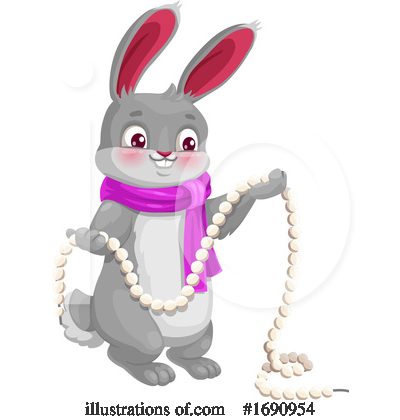 Royalty-Free (RF) Rabbit Clipart Illustration by Vector Tradition SM - Stock Sample #1690954