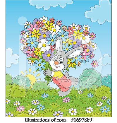 Royalty-Free (RF) Rabbit Clipart Illustration by Alex Bannykh - Stock Sample #1697889