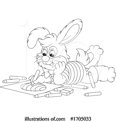 Royalty-Free (RF) Rabbit Clipart Illustration by Alex Bannykh - Stock Sample #1705033
