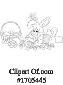Rabbit Clipart #1705445 by Alex Bannykh