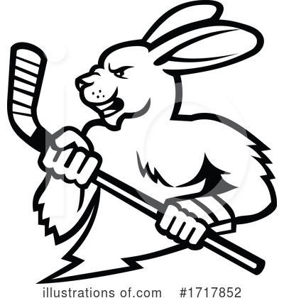 Royalty-Free (RF) Rabbit Clipart Illustration by patrimonio - Stock Sample #1717852