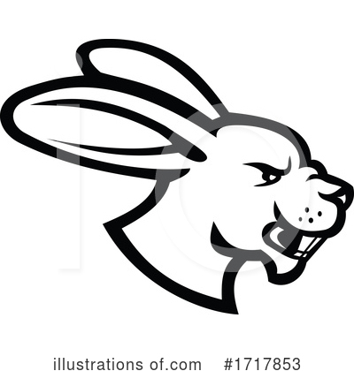 Royalty-Free (RF) Rabbit Clipart Illustration by patrimonio - Stock Sample #1717853