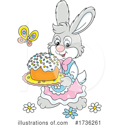 Royalty-Free (RF) Rabbit Clipart Illustration by Alex Bannykh - Stock Sample #1736261
