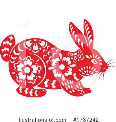 Rabbit Clipart #1737242 by Vector Tradition SM