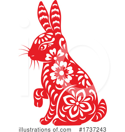 Rabbit Clipart #1737243 by Vector Tradition SM