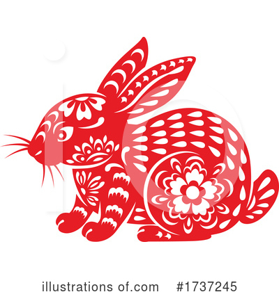 Royalty-Free (RF) Rabbit Clipart Illustration by Vector Tradition SM - Stock Sample #1737245