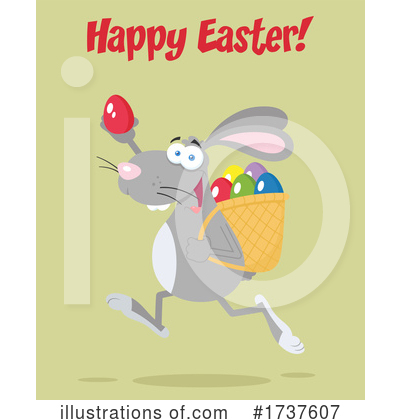 Royalty-Free (RF) Rabbit Clipart Illustration by Hit Toon - Stock Sample #1737607