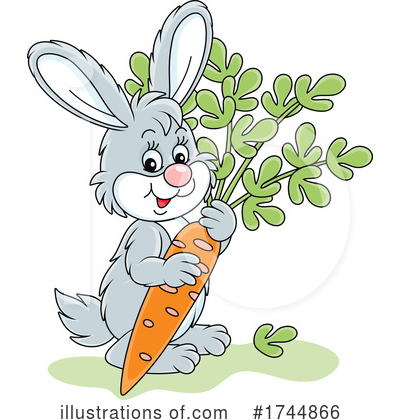 Rabbit Clipart #1744866 by Alex Bannykh