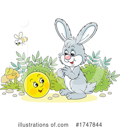 Royalty-Free (RF) Rabbit Clipart Illustration by Alex Bannykh - Stock Sample #1747844