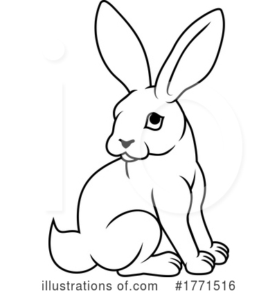 Royalty-Free (RF) Rabbit Clipart Illustration by AtStockIllustration - Stock Sample #1771516