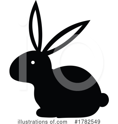 Royalty-Free (RF) Rabbit Clipart Illustration by cidepix - Stock Sample #1782549