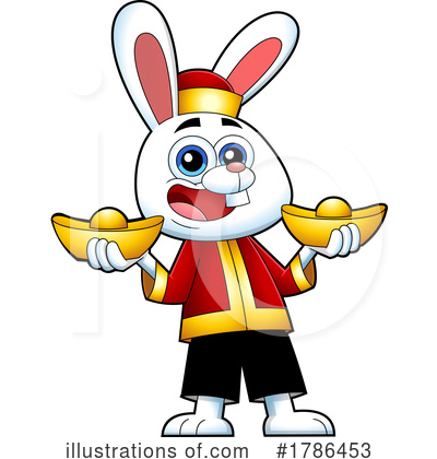 Royalty-Free (RF) Rabbit Clipart Illustration by Hit Toon - Stock Sample #1786453