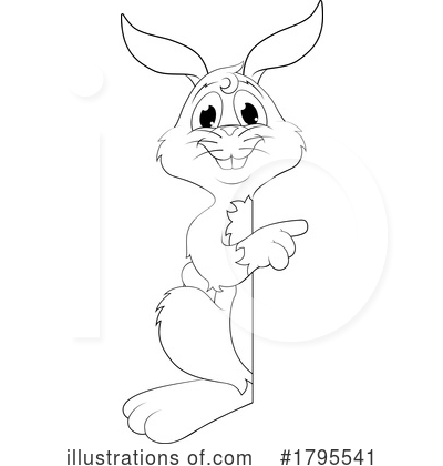 Royalty-Free (RF) Rabbit Clipart Illustration by AtStockIllustration - Stock Sample #1795541