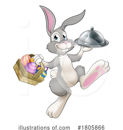 Easter Basket Clipart #1805866 by AtStockIllustration