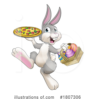 Easter Basket Clipart #1807306 by AtStockIllustration