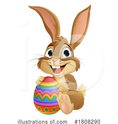Royalty-Free (RF) Rabbit Clipart Illustration by AtStockIllustration - Stock Sample #1808290