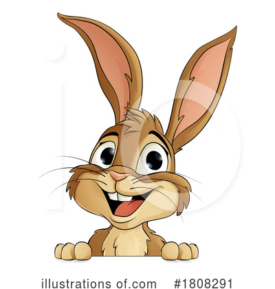 Royalty-Free (RF) Rabbit Clipart Illustration by AtStockIllustration - Stock Sample #1808291