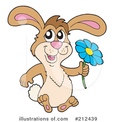Royalty-Free (RF) Rabbit Clipart Illustration by visekart - Stock Sample #212439