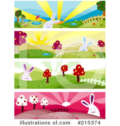 Royalty-Free (RF) Rabbit Clipart Illustration by BNP Design Studio - Stock Sample #215374