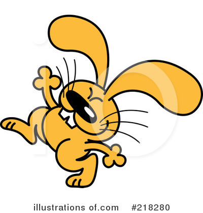 Royalty-Free (RF) Rabbit Clipart Illustration by Zooco - Stock Sample #218280