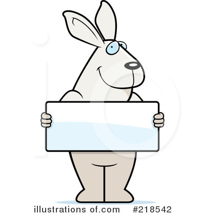 Royalty-Free (RF) Rabbit Clipart Illustration by Cory Thoman - Stock Sample #218542