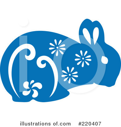 Royalty-Free (RF) Rabbit Clipart Illustration by Cherie Reve - Stock Sample #220407