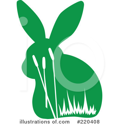 Royalty-Free (RF) Rabbit Clipart Illustration by Cherie Reve - Stock Sample #220408