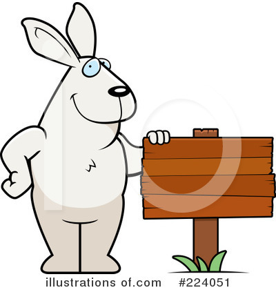 Royalty-Free (RF) Rabbit Clipart Illustration by Cory Thoman - Stock Sample #224051