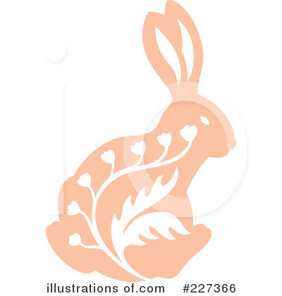 Royalty-Free (RF) Rabbit Clipart Illustration by Cherie Reve - Stock Sample #227366