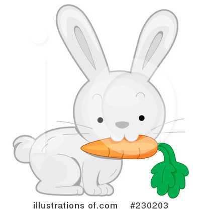 Royalty-Free (RF) Rabbit Clipart Illustration by BNP Design Studio - Stock Sample #230203