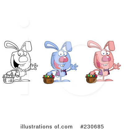 Royalty-Free (RF) Rabbit Clipart Illustration by Hit Toon - Stock Sample #230685