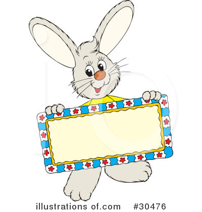 Royalty-Free (RF) Rabbit Clipart Illustration by Alex Bannykh - Stock Sample #30476