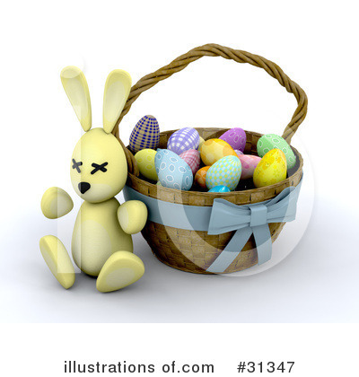 Easter Bunny Clipart #31347 by KJ Pargeter